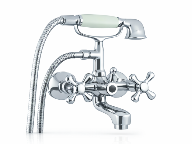 Classic Bath & shower mixer with handset